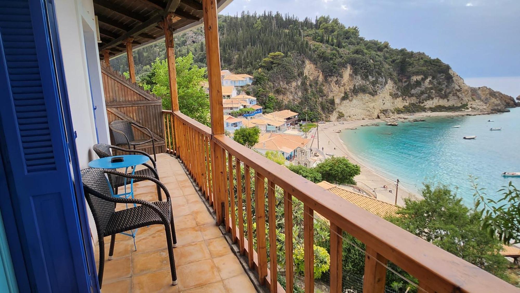 Ostria Hotel Áyios Nikítas Buitenkant foto